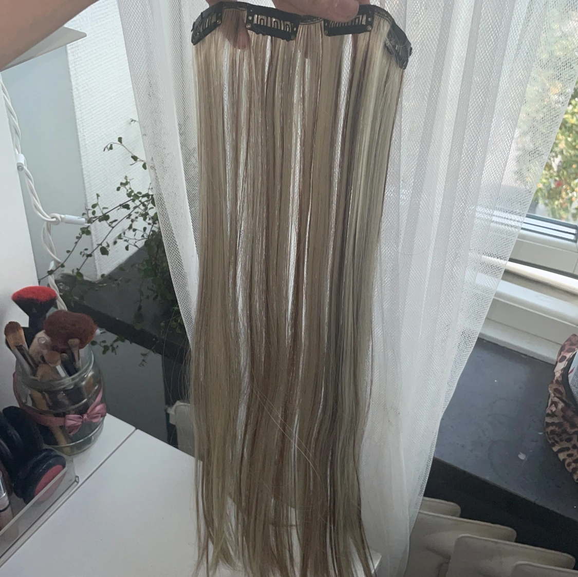 Blonda löshår extensions. Inte använda! - 92