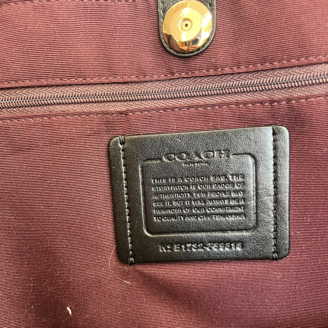 Coach väska, large tote  - 91