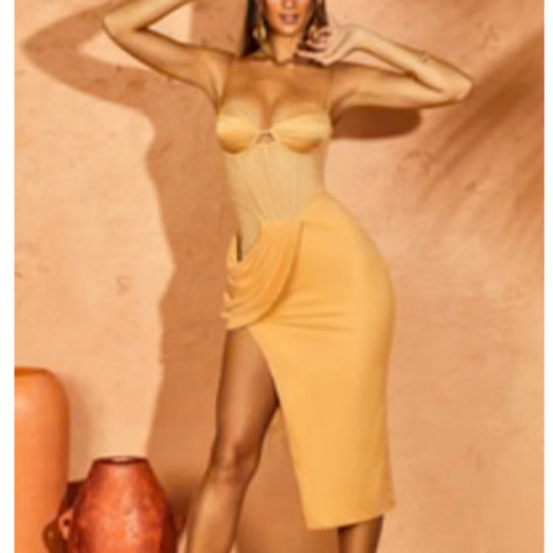 Klänning beige - 91