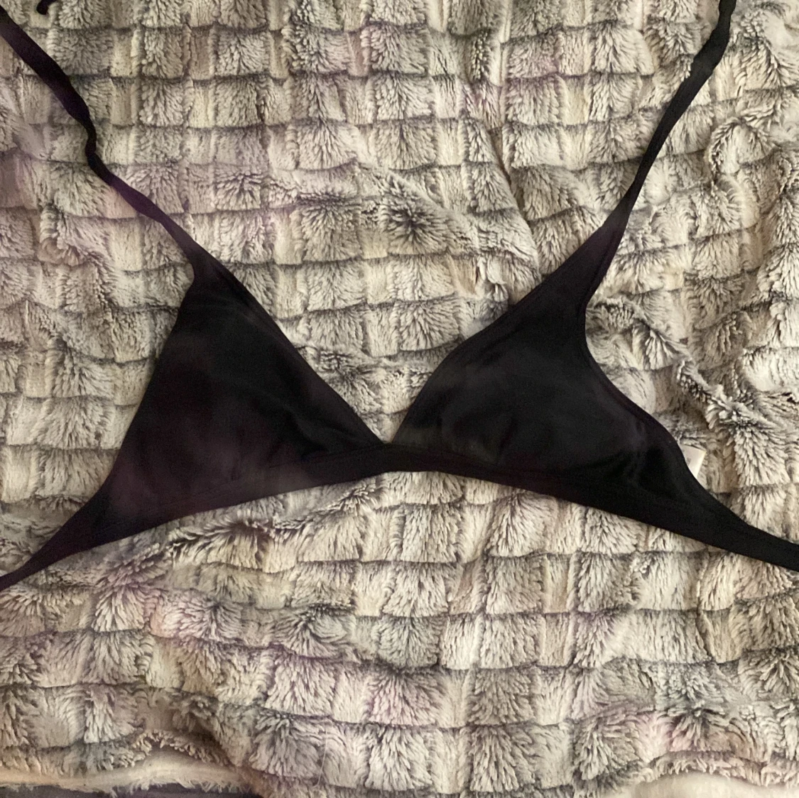 Svart triangel bikini