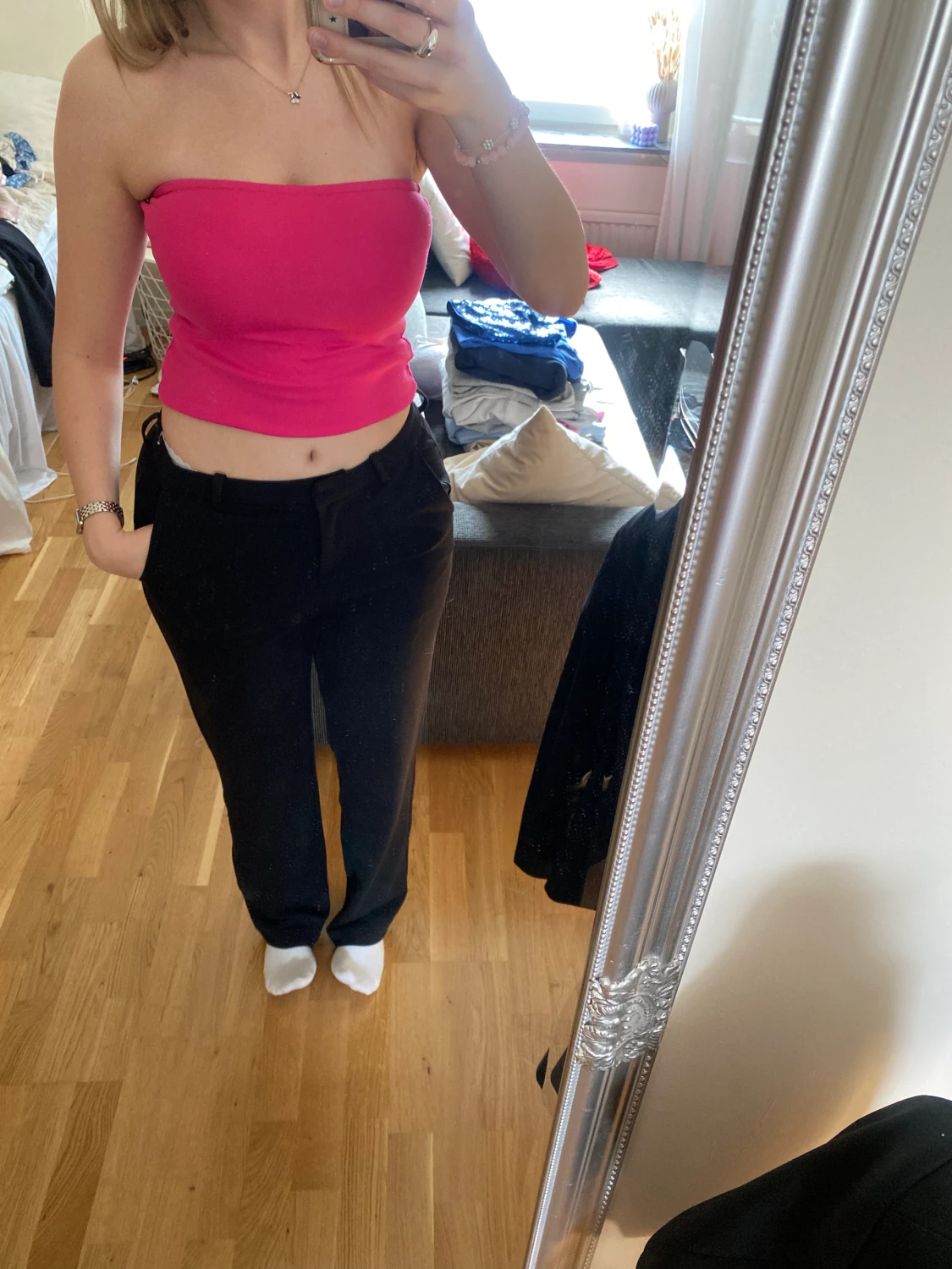 Rosa bandeautopp - 1