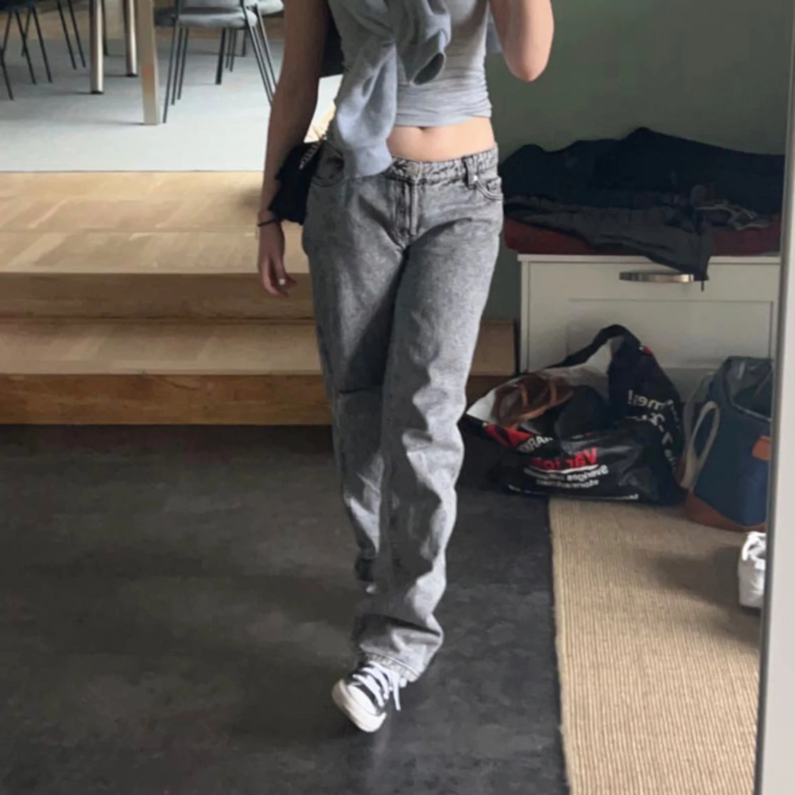 Lågmidjade jeans
