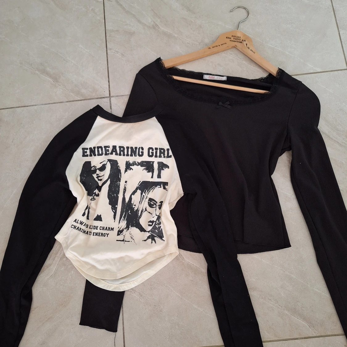 Två långärmade toppar - 90