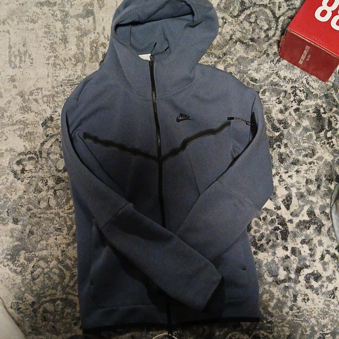 Blå huvtröja från Nike - 1