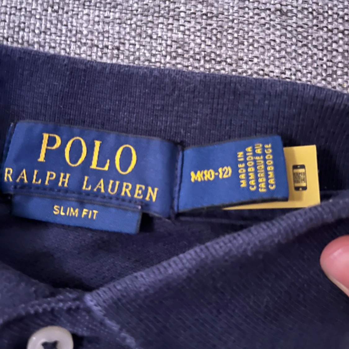 Mörkblå pikétröja från Ralph Lauren - 2