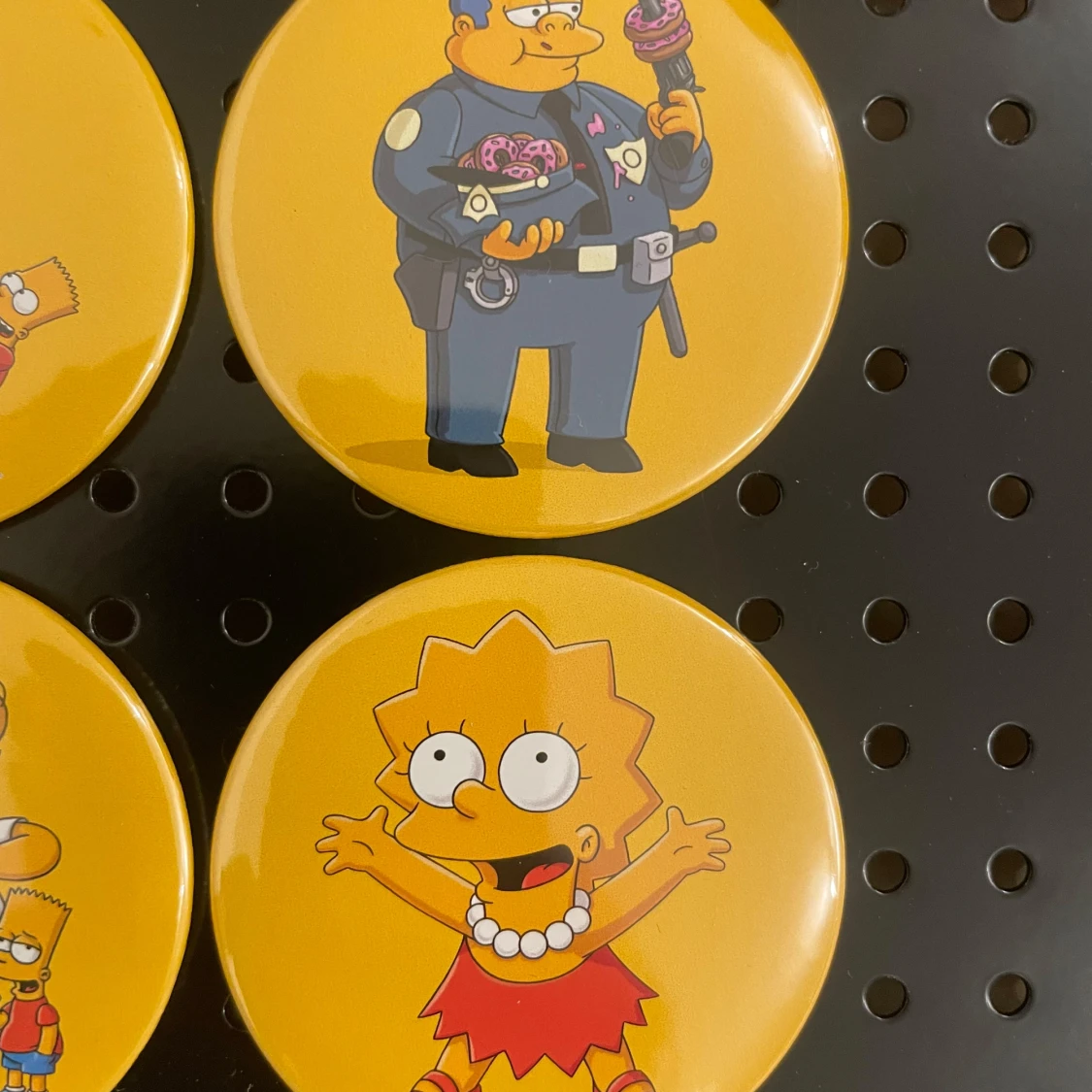 Magnet fridge 6pcs  (59mm) - The Simpsons - 3