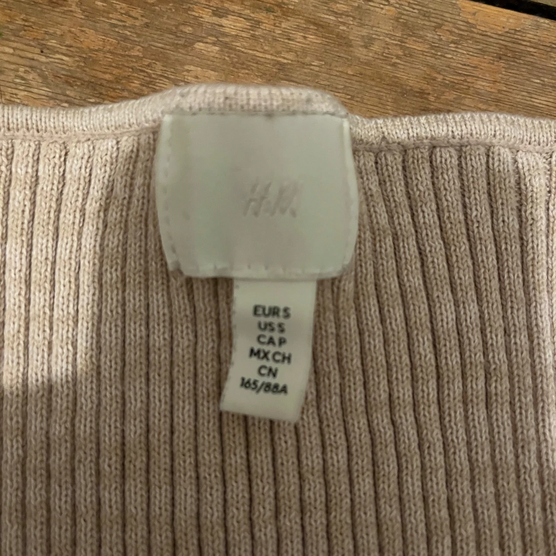 Beige ribbad tröja från H&M - 2