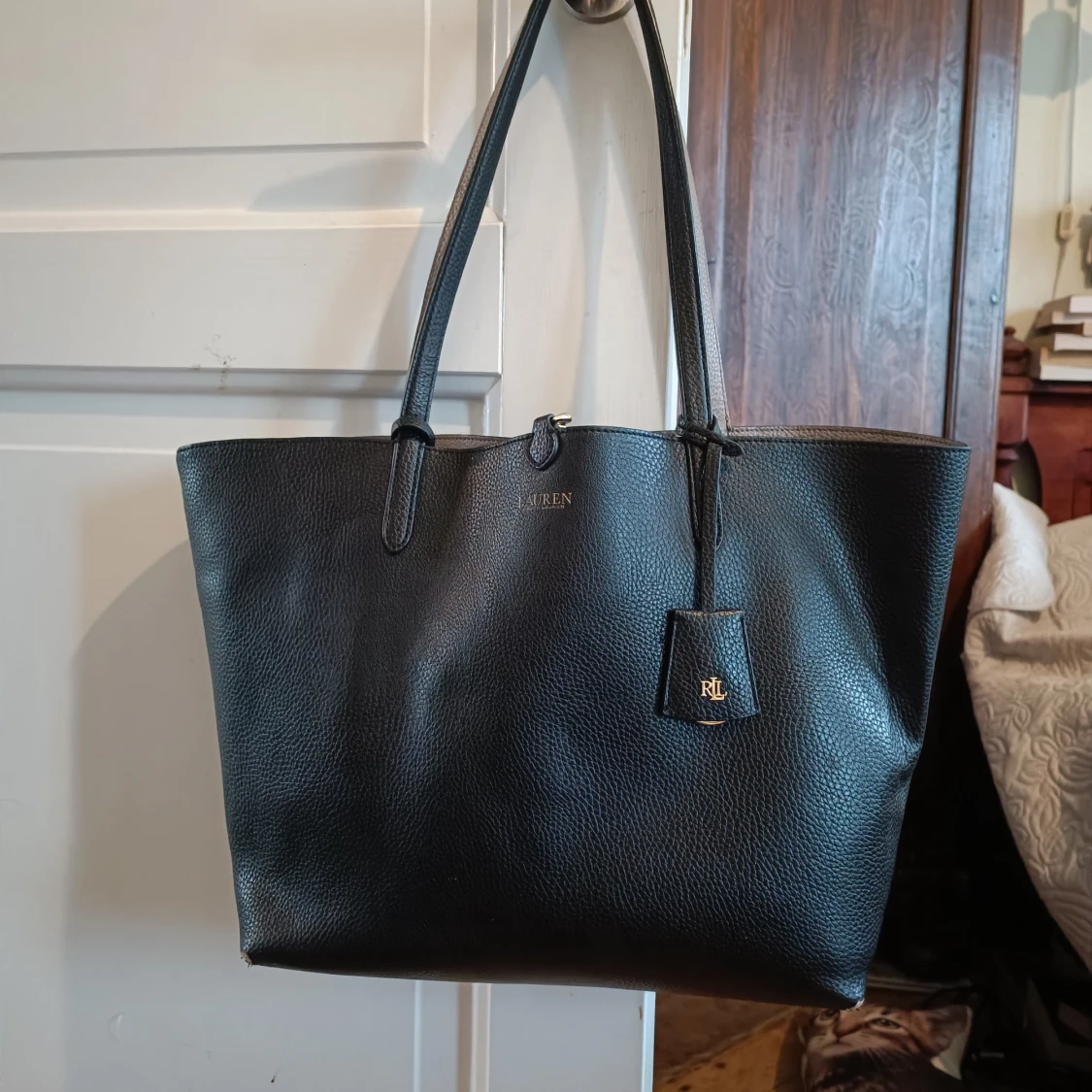 Svart totebag från Ralph Lauren