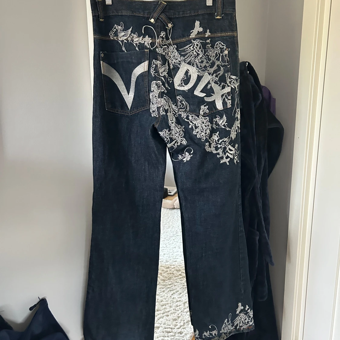 Jeans med tryck  - 92