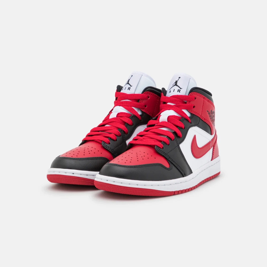 AIR JORDAN 1 MID black/gym red/white stl 39 - 90
