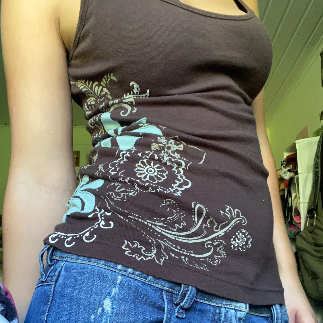 Mönstrat linne - 90