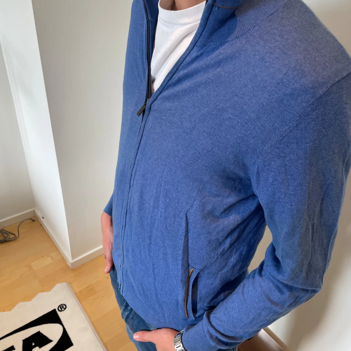 Stickad ZipUp - Massimodutti