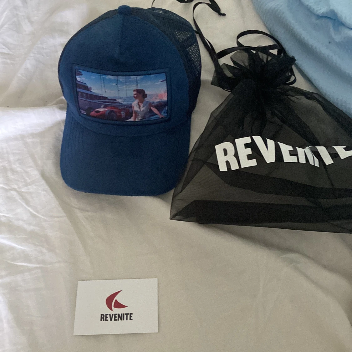 Monaco Deep Blue Velvet Cap - 91