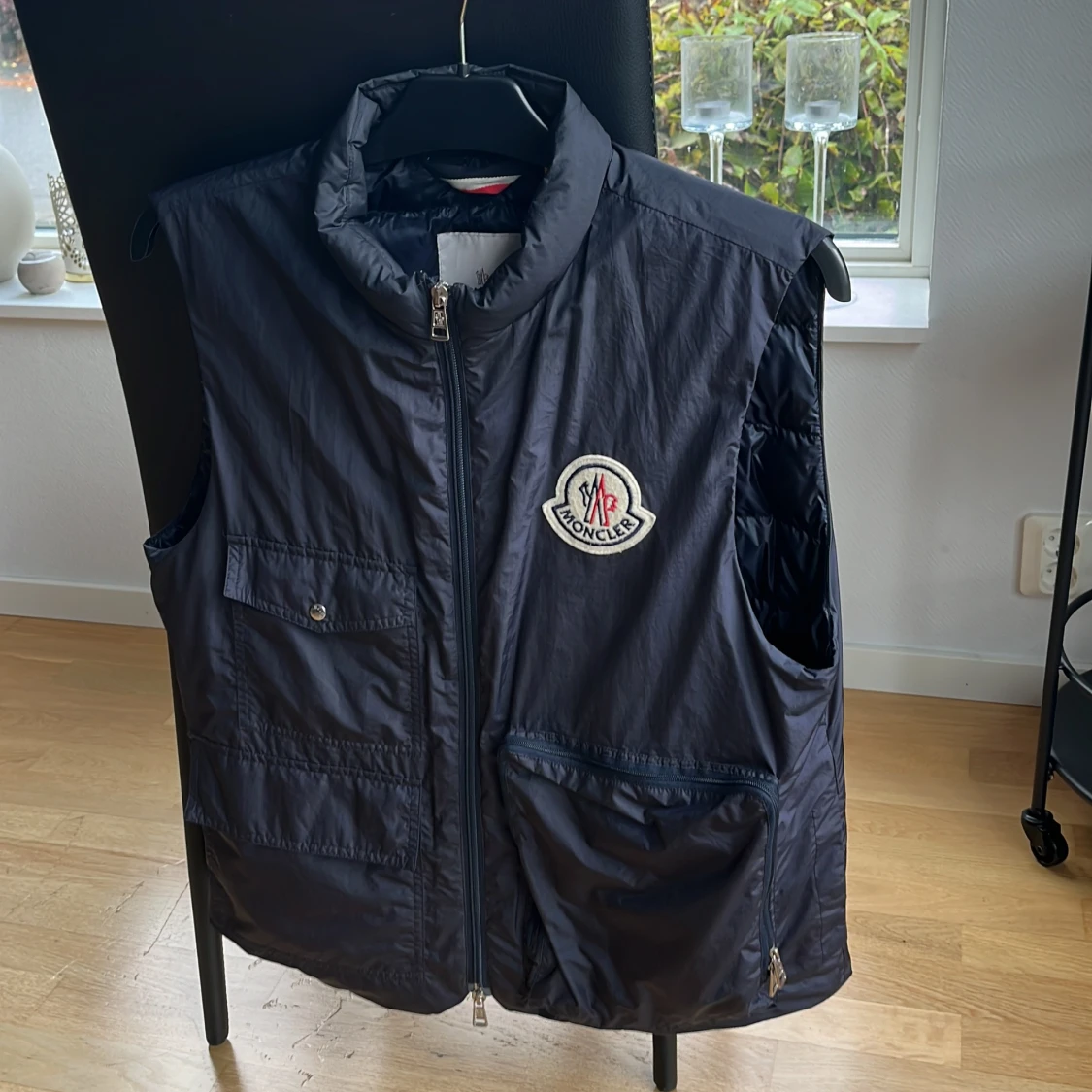 Blå Moncler väst 
