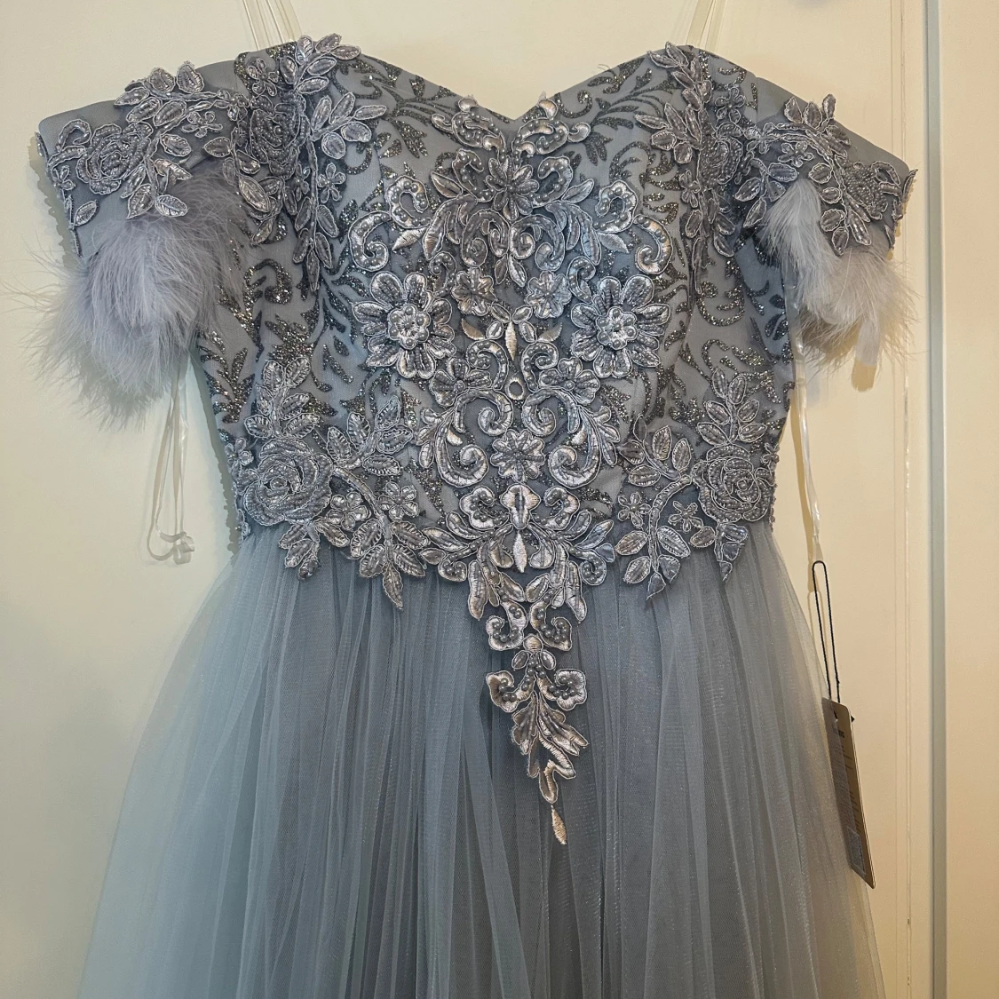 Blå klänning  - 90