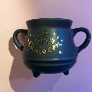 Harry Potter pennhållare - Liten kopp som kan användas till pennor eller liknande. Fin dekoration för Harry Potter intresserade, eller för Halloween. Tappat intresse.