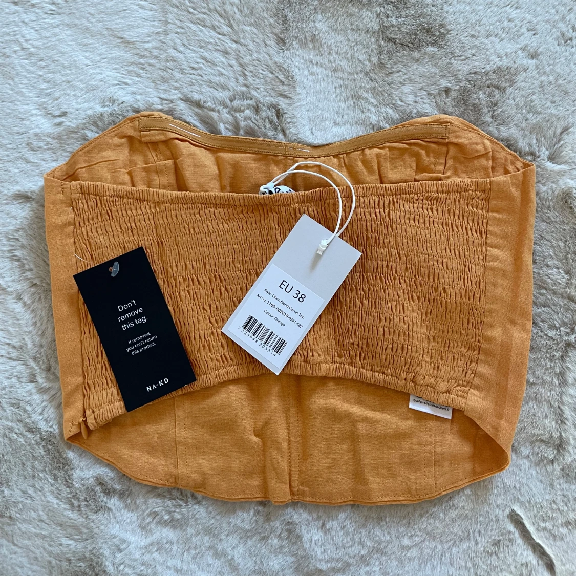 Orange korsettopp från NA-KD - 93