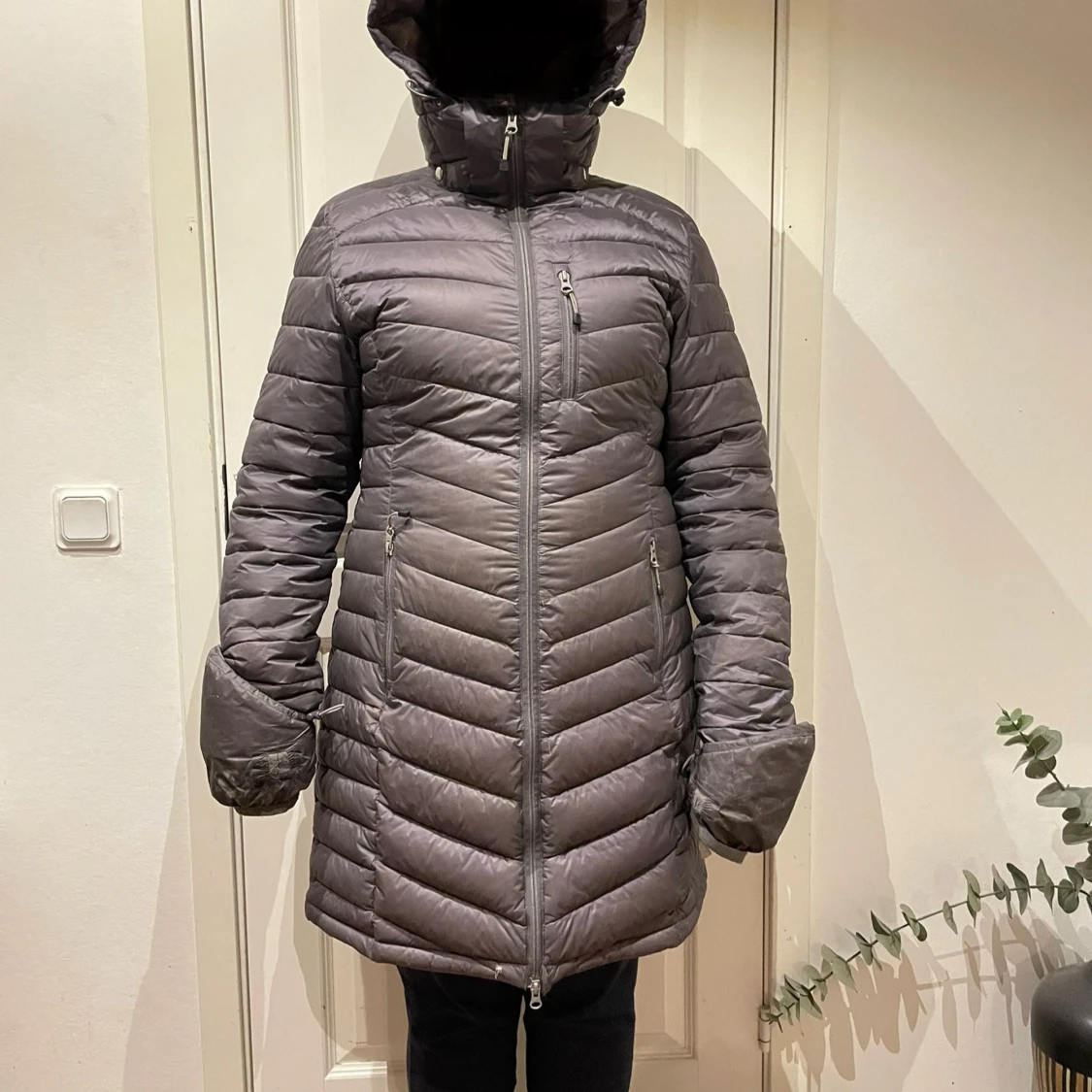 Grå/lila dunjacka från Uhip Functional Wear - 91