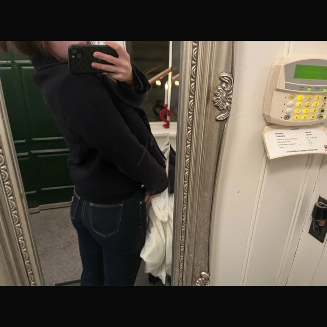 Mörkblå kappa - 90