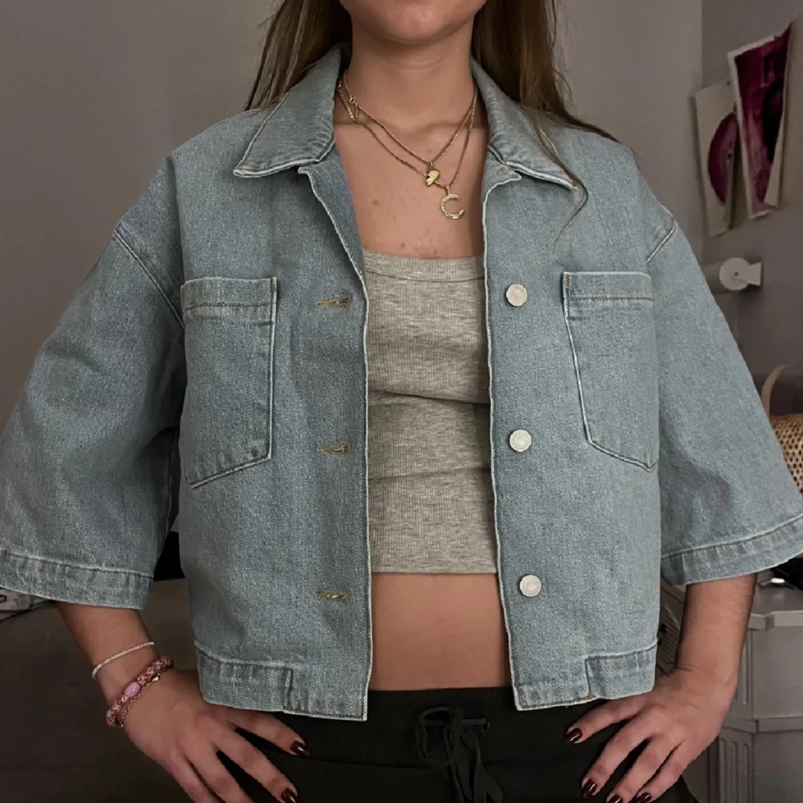 Supersöt jeanskappa