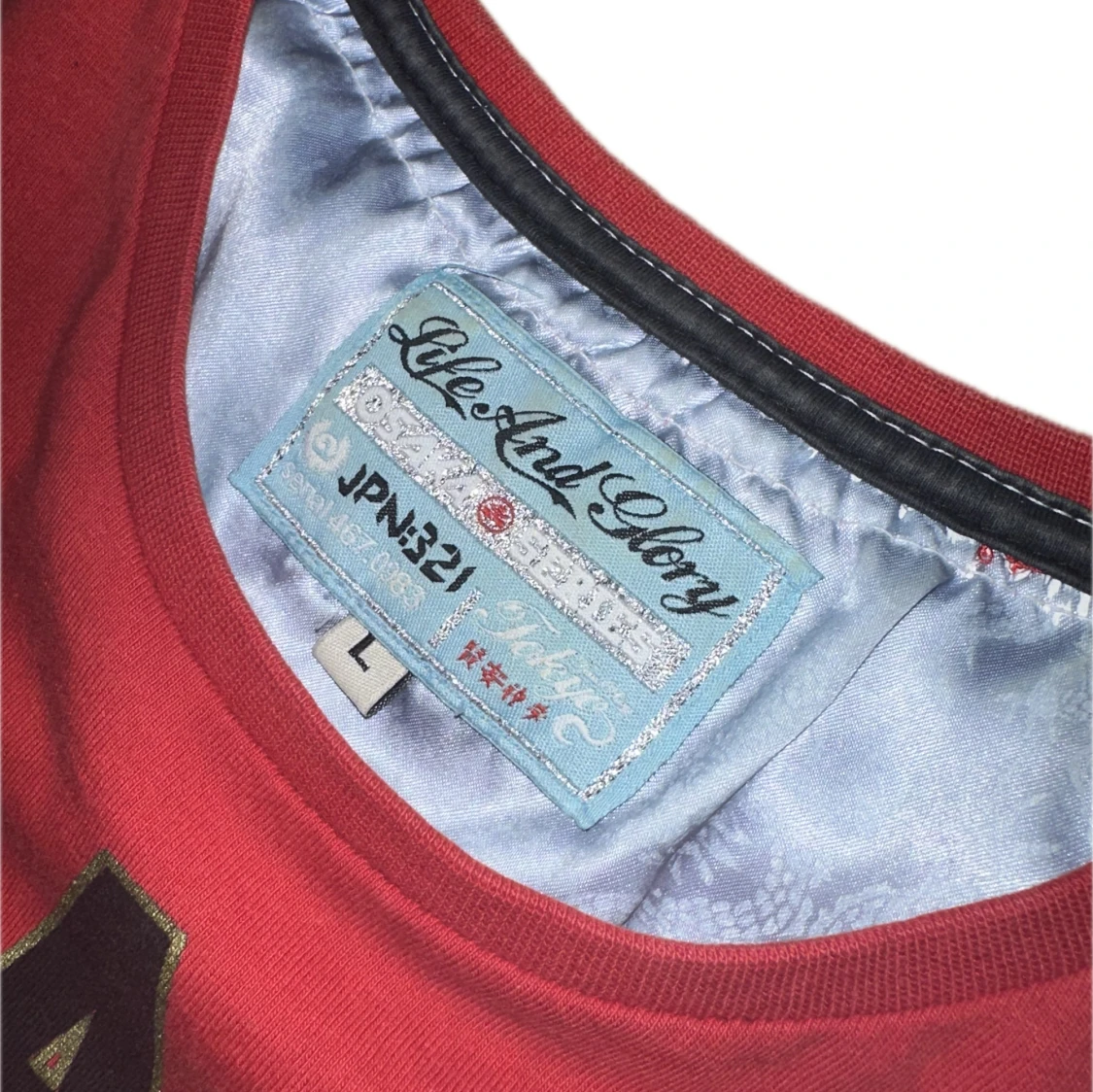 Cool Drain Graphic Rhinestone Röd Y2k Tshirt - 92