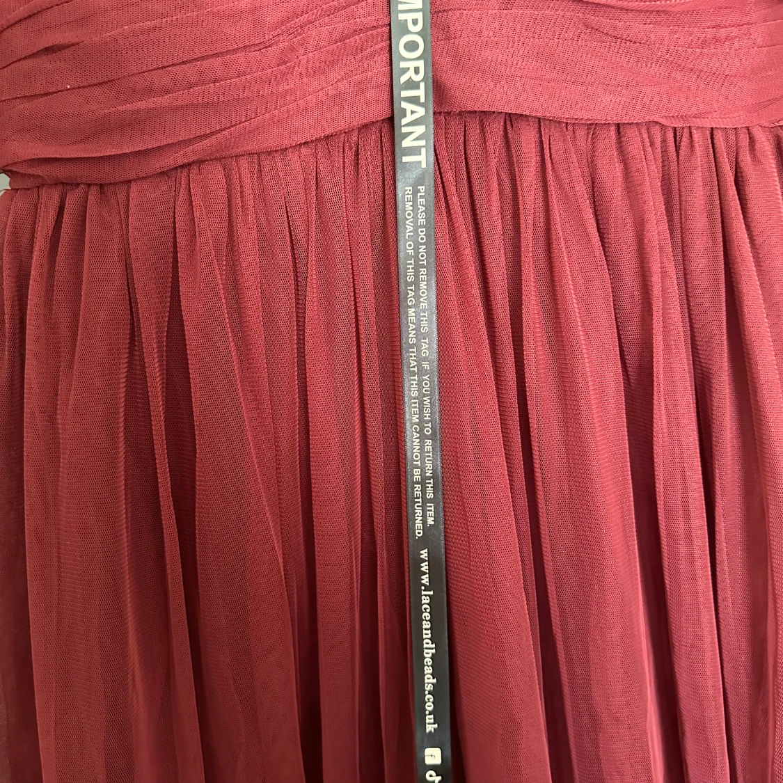 Lace & Beads - Madison Burgundy Bridesmaid Dress - 90