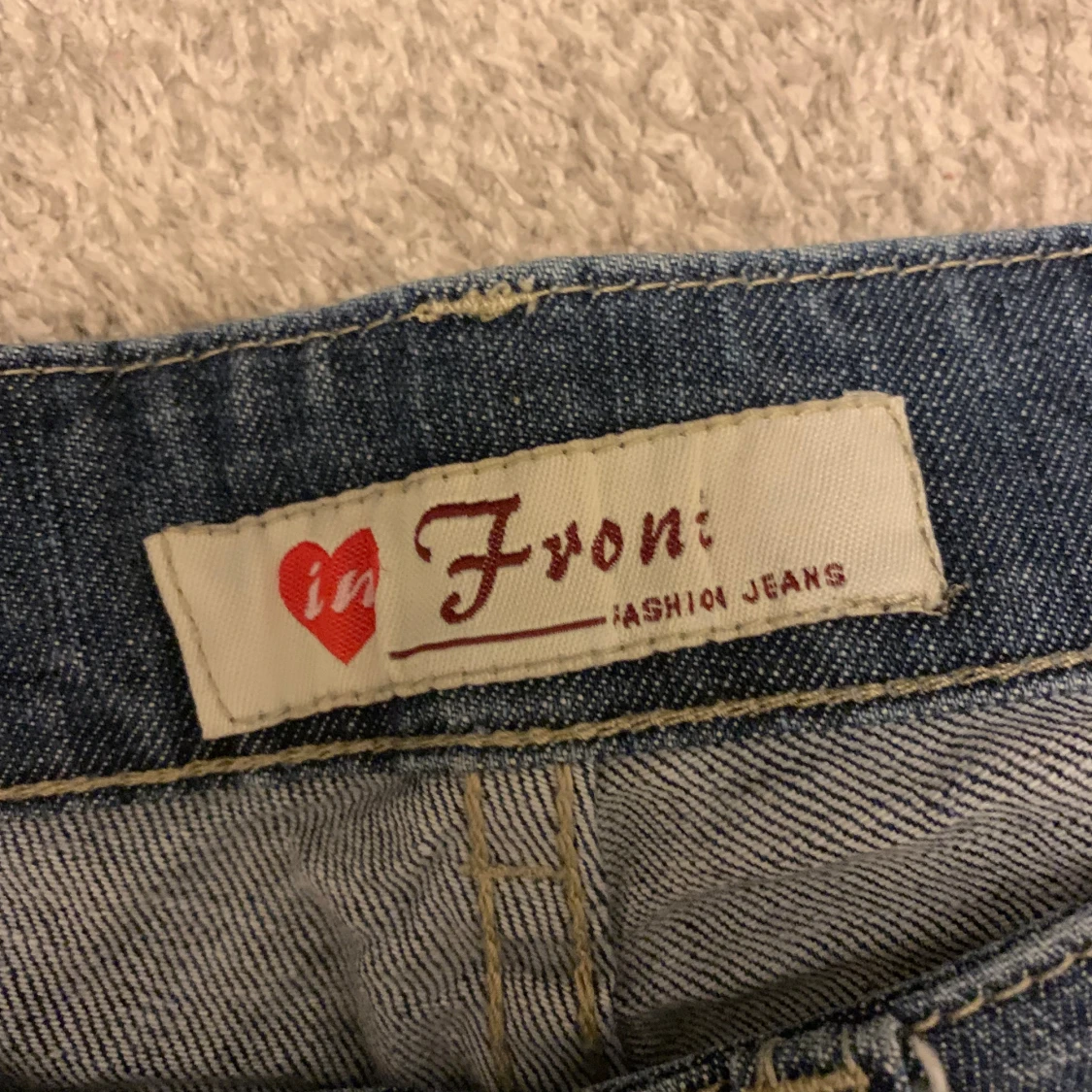 lågmidjade jeans - 92