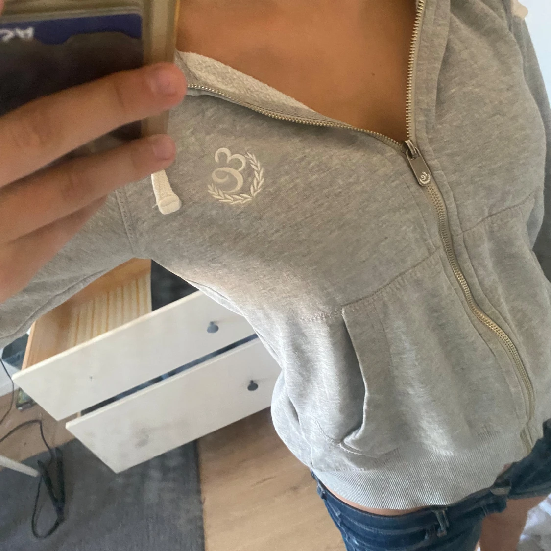 Jätte snygg grå kofta - 90