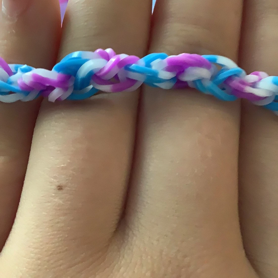 Lila blått armband - 90