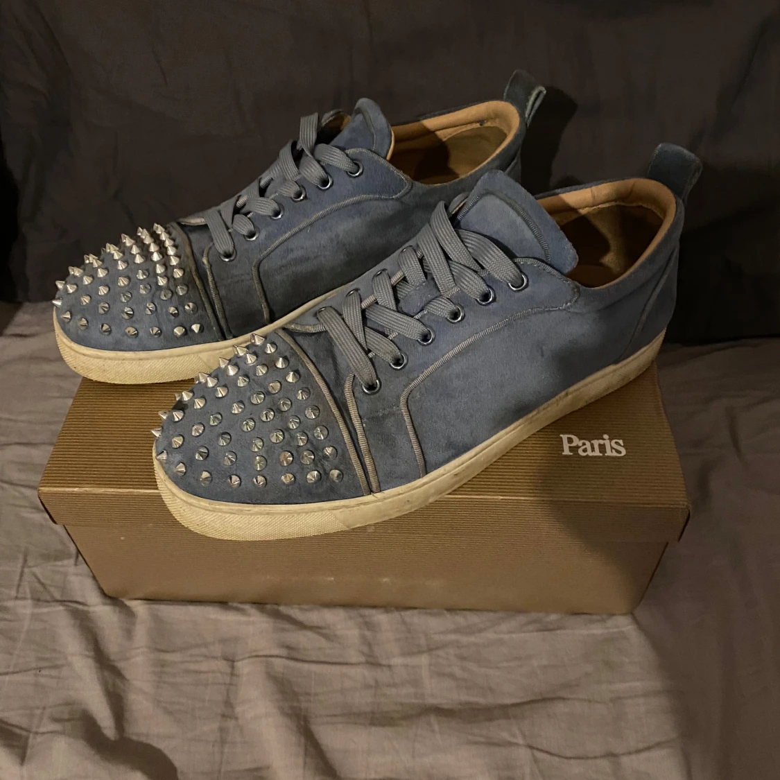 Blå sneakers från Christian Louboutin - 1