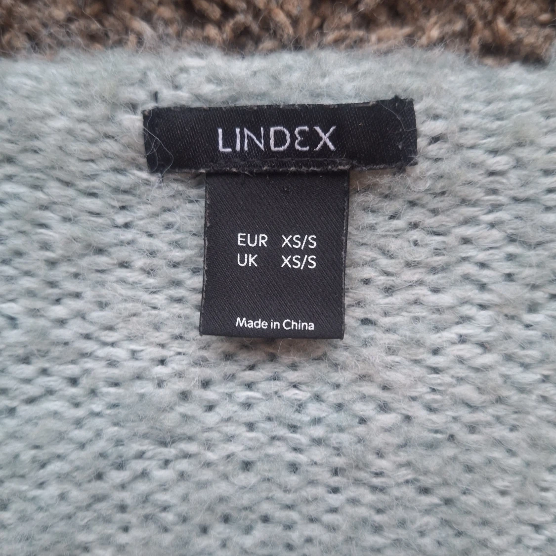 Ljusblå stickad kofta från Lindex - 3