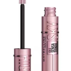 Mascara från Maybelline - Upptäck Maybelline Lash Sensational Sky High mascara i en elegant rosa förpackning. Den ger dina fransar maximal längd och volym med sin flexibla borste som når varje frans. Perfekt för en dramatisk look.