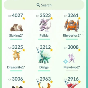 Riktigt bra Pokémon go konto - Ett riktigt fint Pokémon go konto med massa pokemons, level 35 