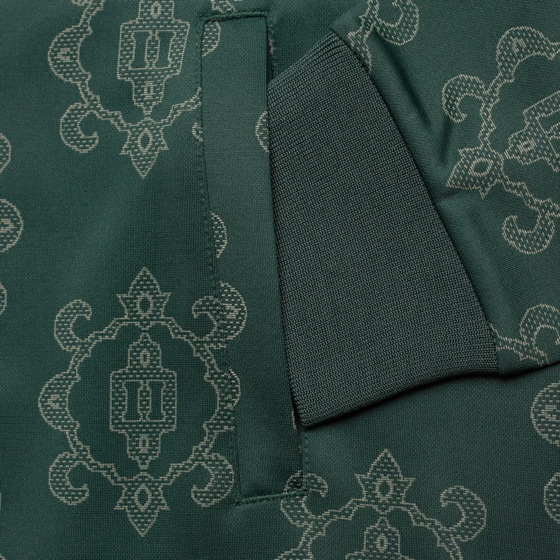 Mönstrad grön jacka från Les Deux - 3