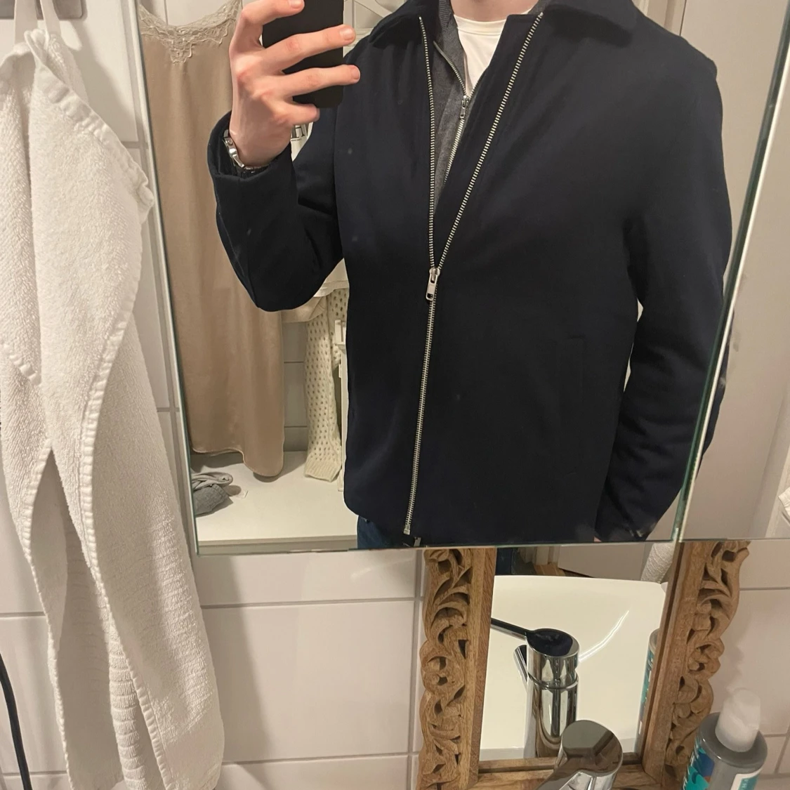 Overshirt mörkblå  - 2