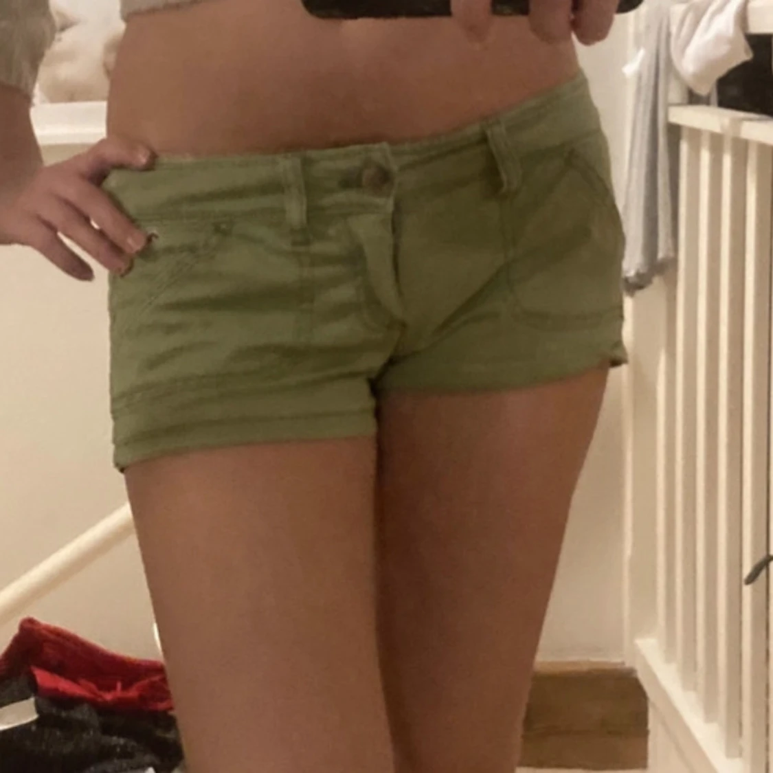 Gröna shorts från Hollister - 3