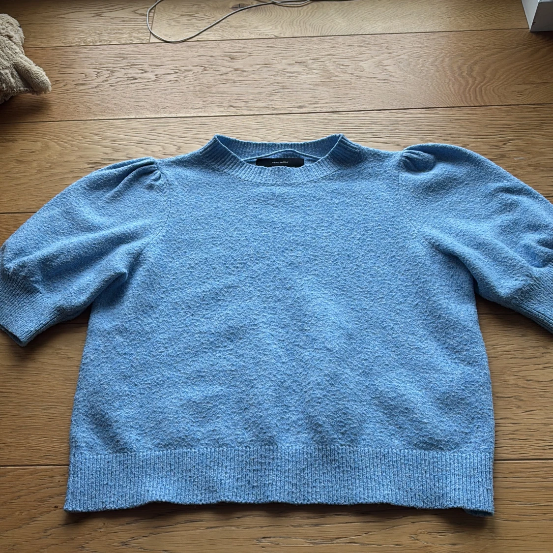 Blå stickad tröja från Vero Moda