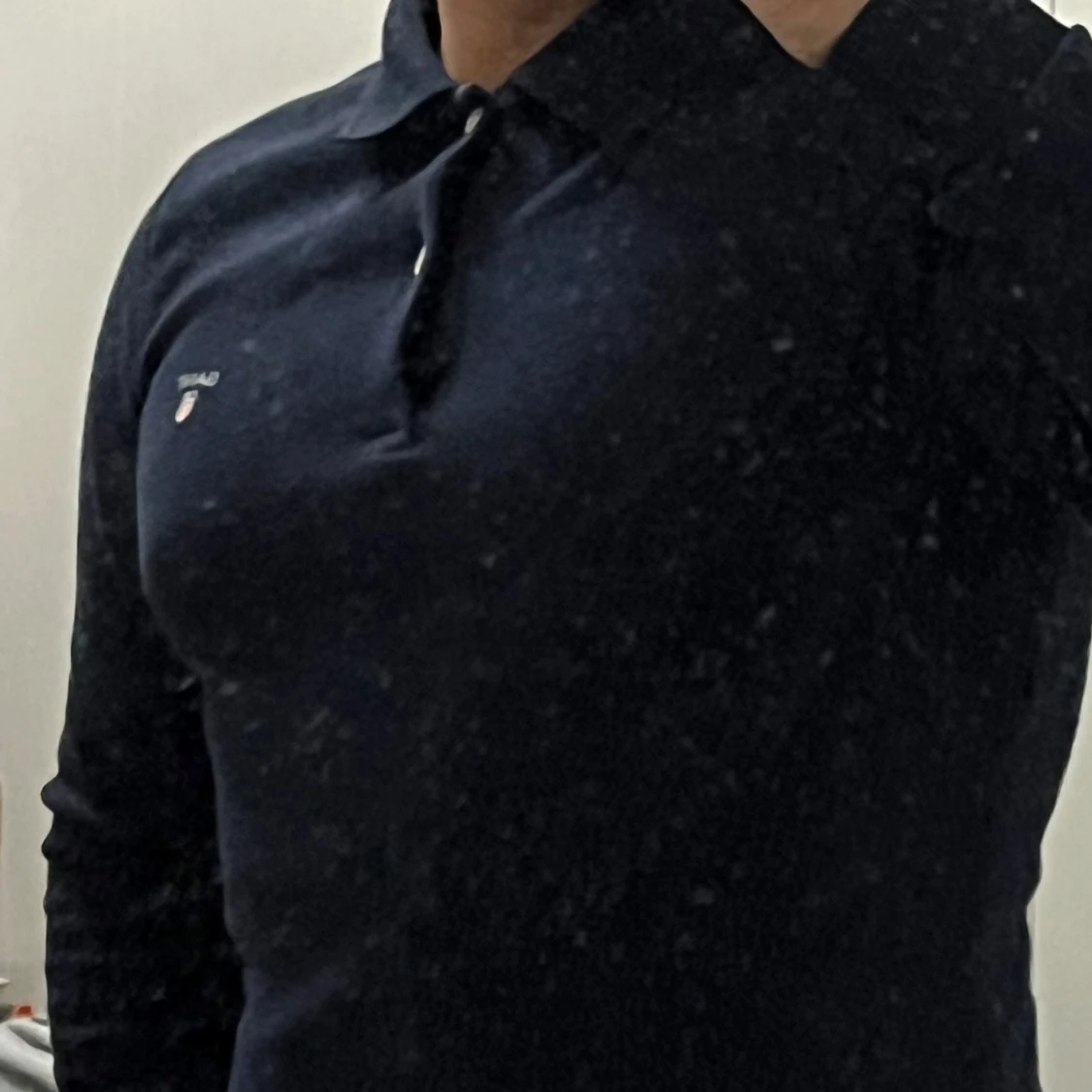 GANT Pikétröja Mörkblå - 90