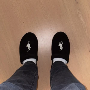 Ralph Lauren morgontofflor - Säljer dessa skit snygga Ralph lauren tofflor, de är i helt nytt skick och är perfekt till hösten/vintern. Det är storlek 44 men passar 42. Priset är INTE spikat i sten, hör av vid lilla minsta fundering🤗