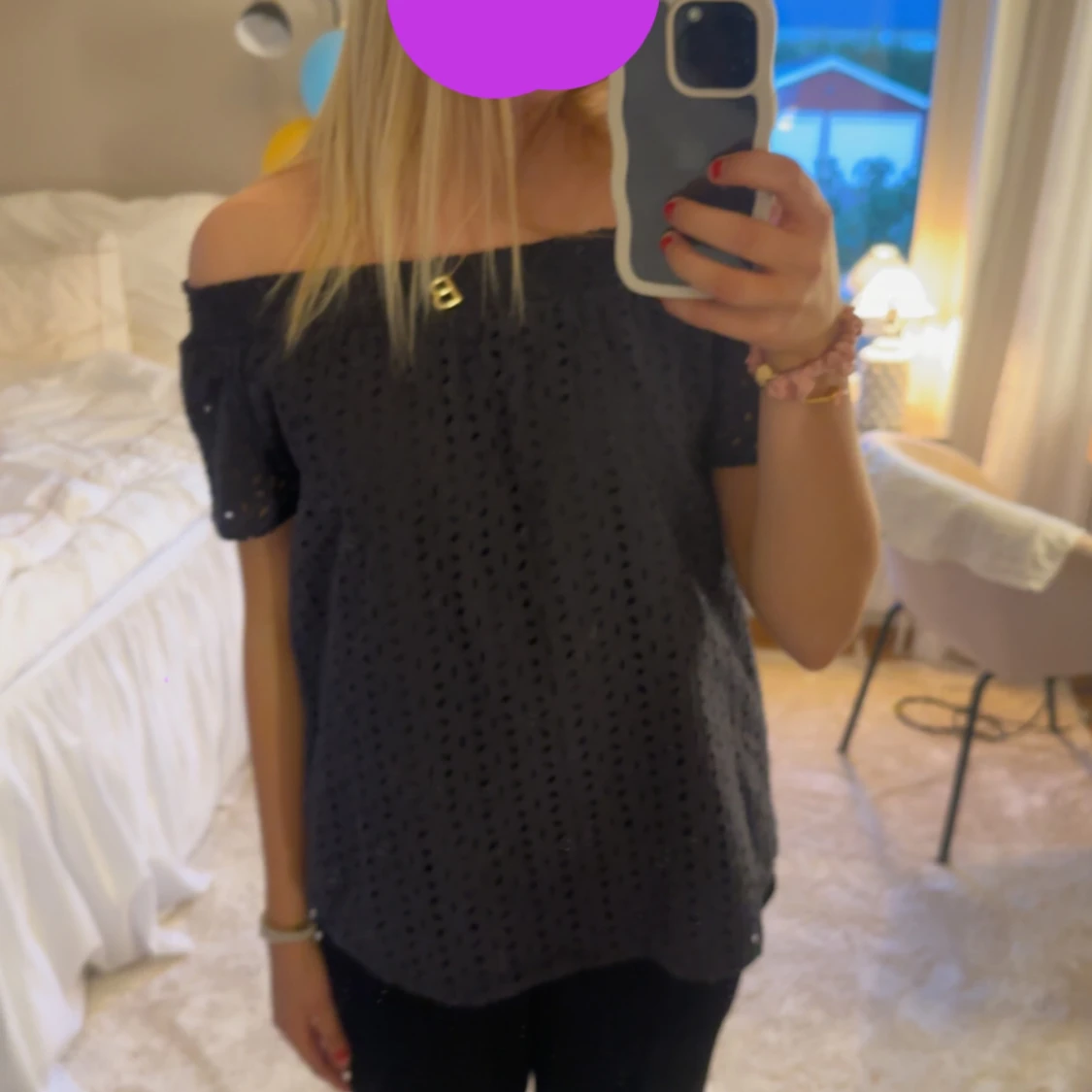 Offshoulder topp - 90