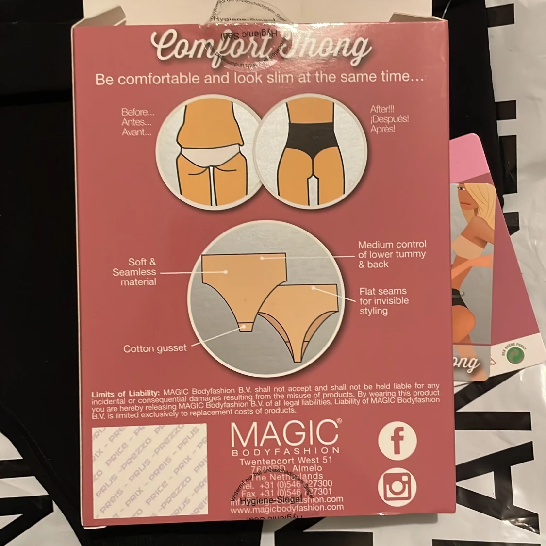 HELT OANVÄNDA comfort thongs/string Nelly  - 92