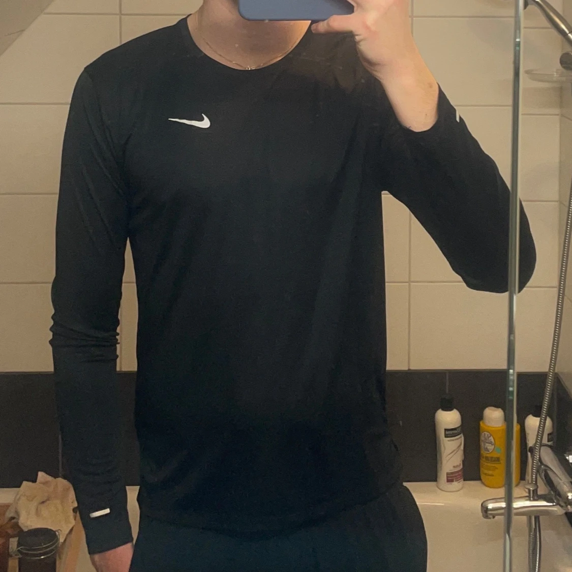 Svart långärmad tröja från Nike