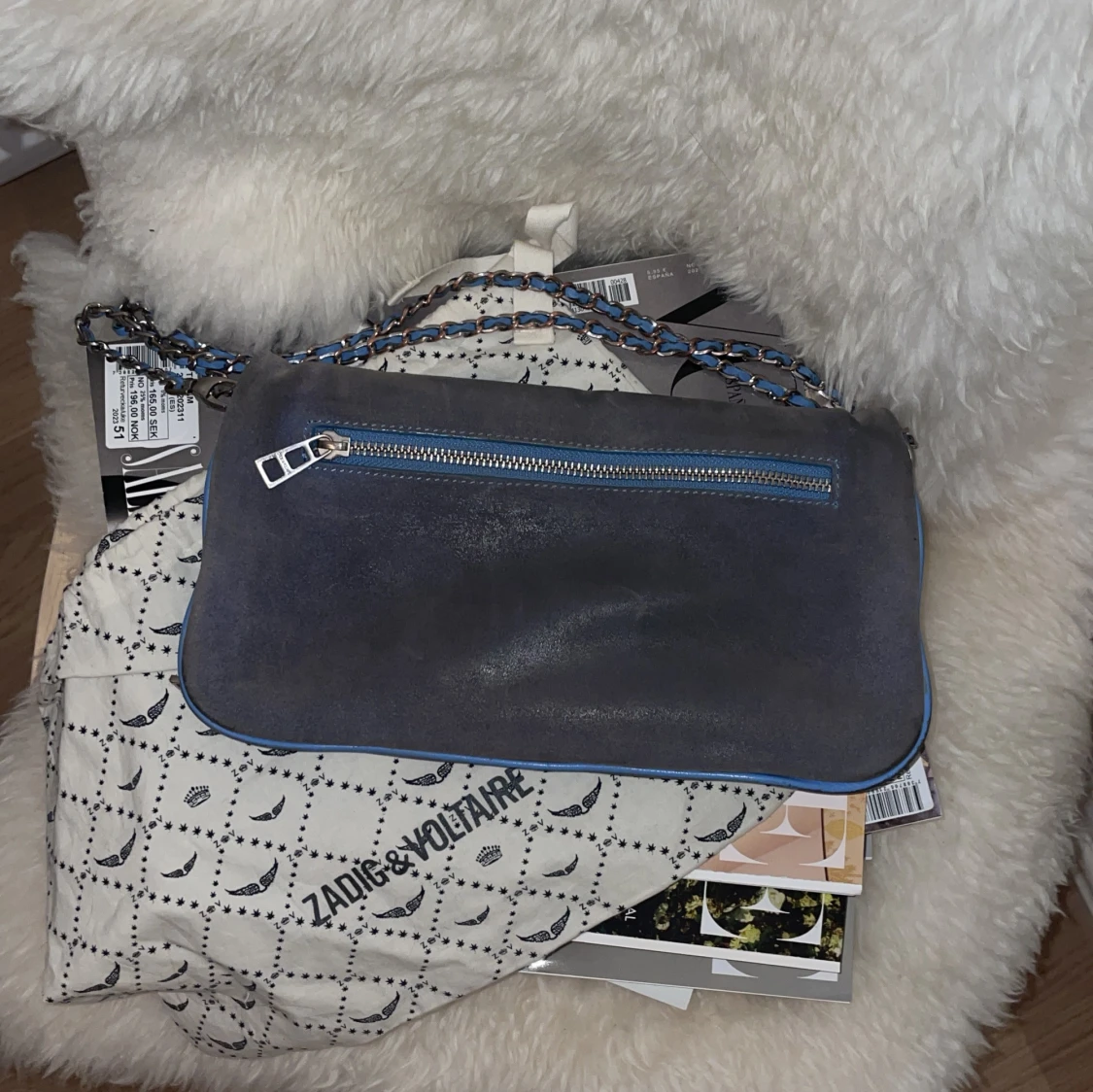 Grå axelväska från Zadig & Voltaire - 90