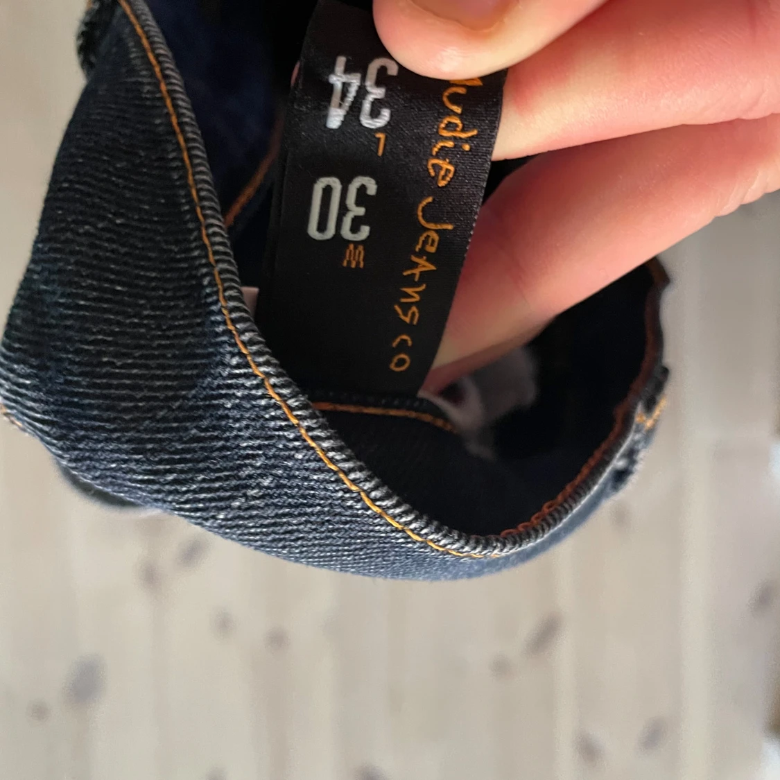 Mörkblå jeans från Nudie Jeans - 92