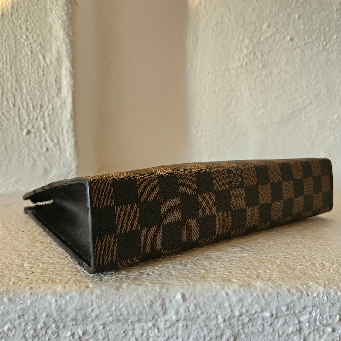 Brun damier väska / clutch - 92