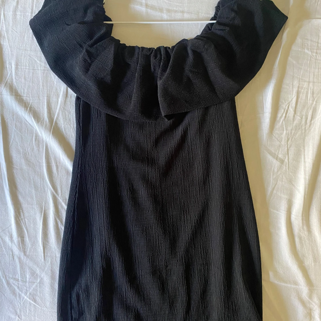 Off shoulder klänning 