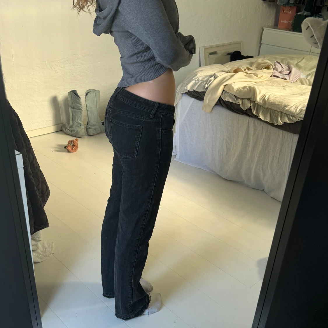 Lågmidjade jeans  - 90