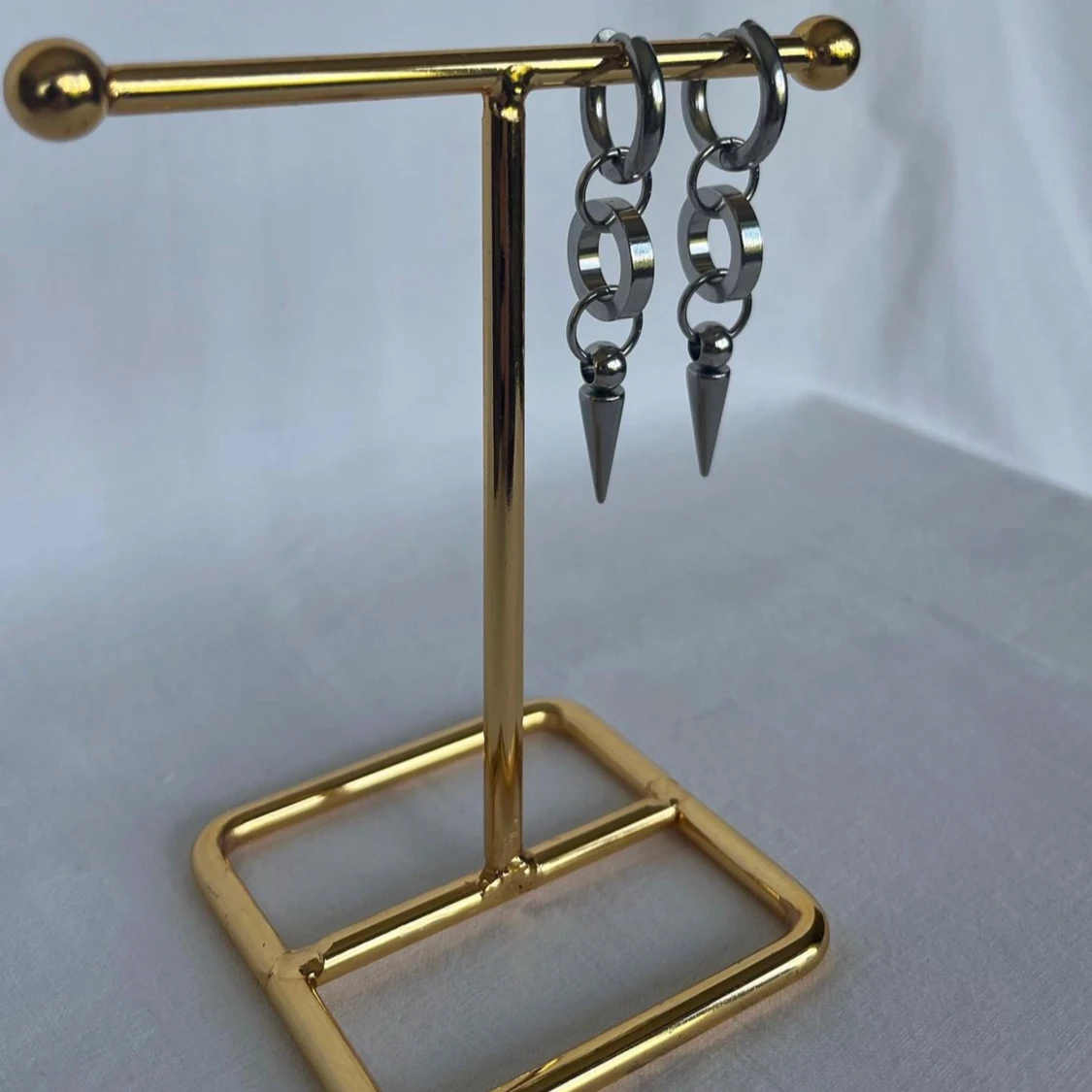 Silvriga örhängen  - 90