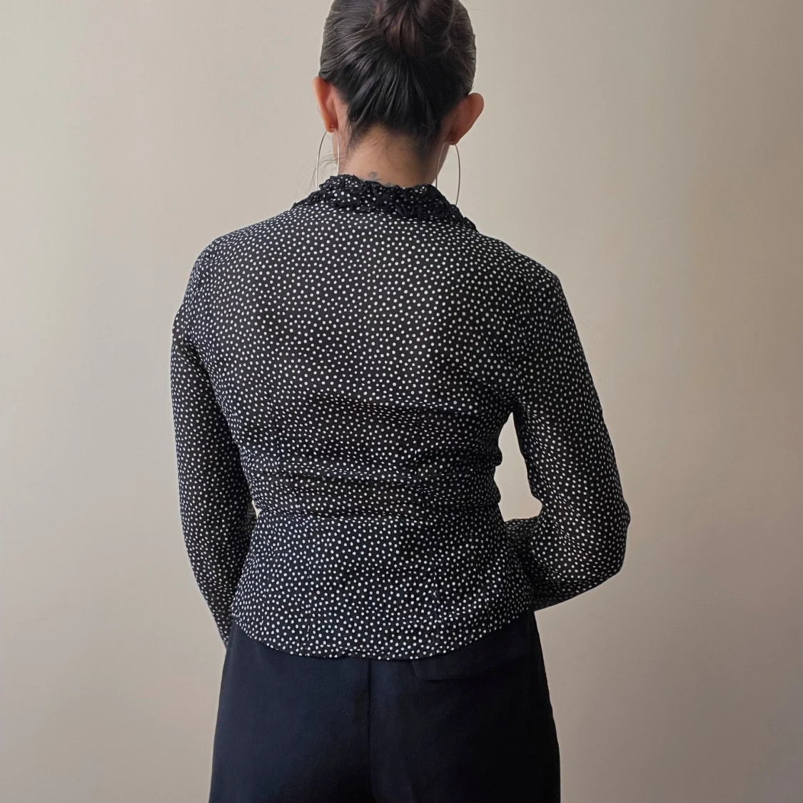 Vintage Stefanel Dot Print Top - 90