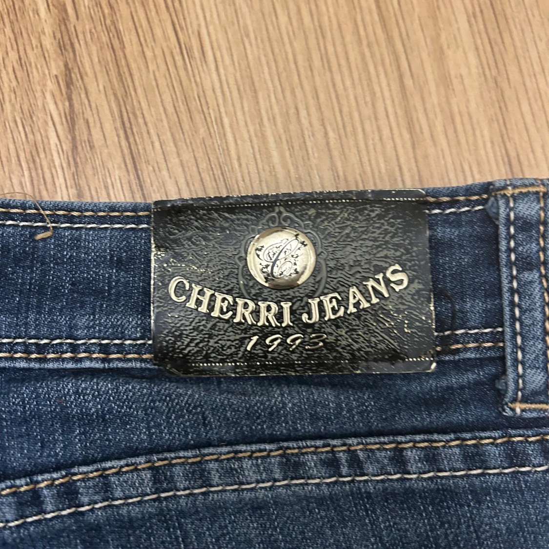 Mörkblå jeansshorts från Cherri Jeans - 2